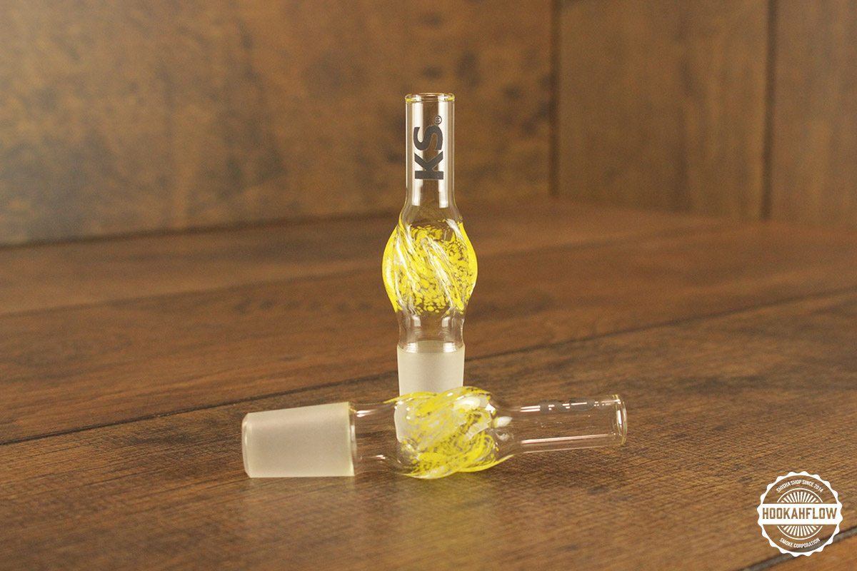 KS Glasschlauchanschluss mit Schliff Minea yellow KS Glasschlauchanschluss mit Schliff Minea yellow