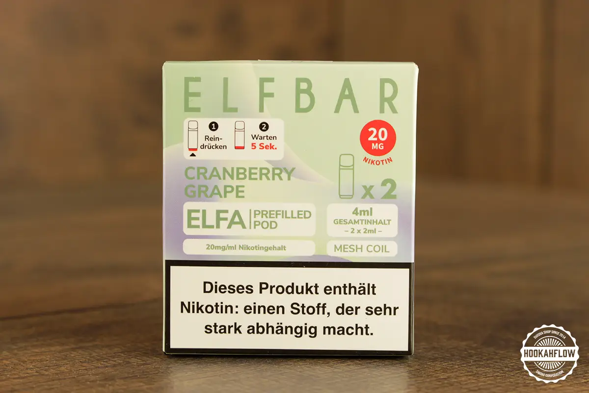 Elfbar ELFA Pod Cranberry Grape 2 Stueck