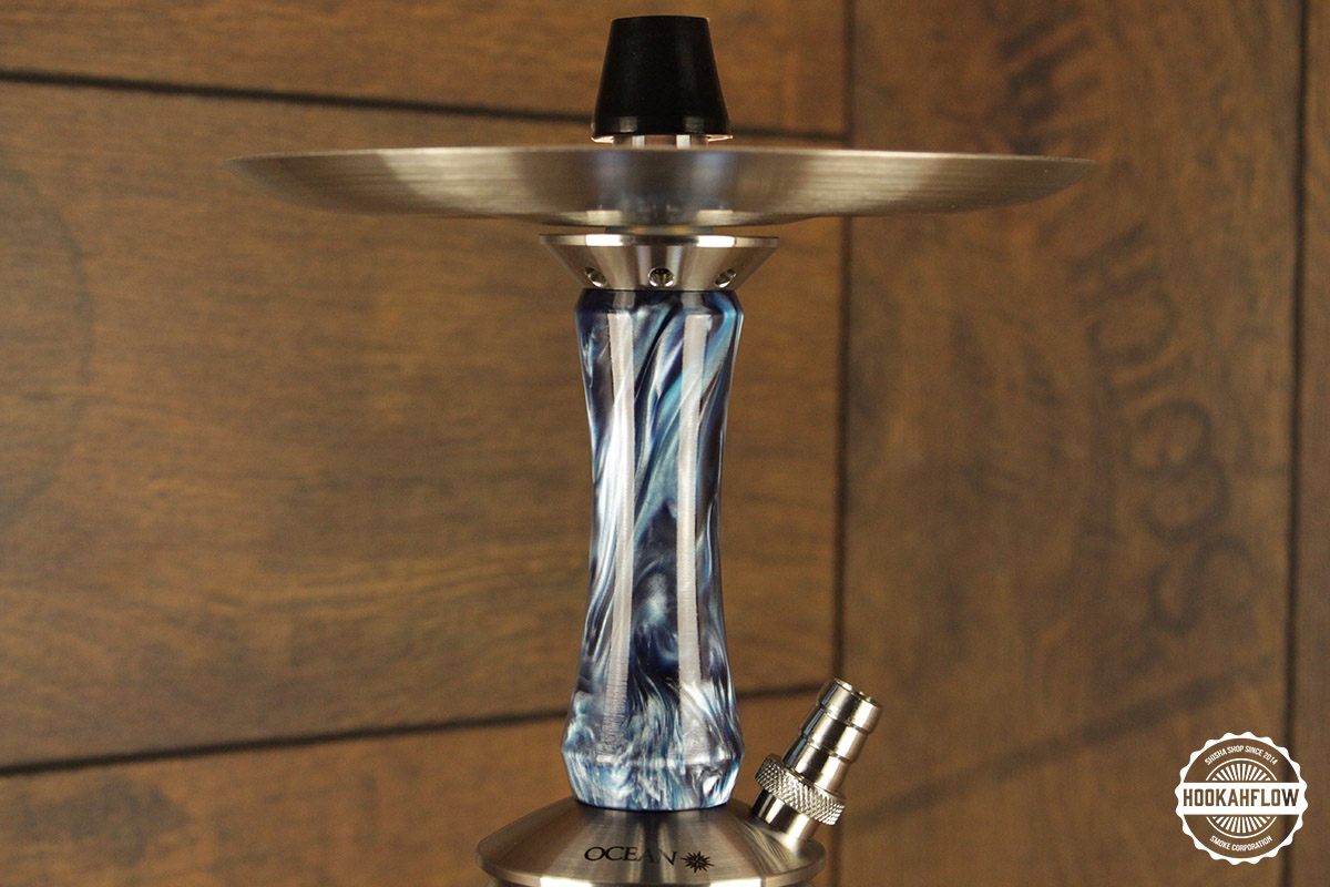 Ocean Hookah Kaif S Steel Topas Blue Chrome 1 Ocean Hookah Kaif S Steel Topas Blue Chrome 1