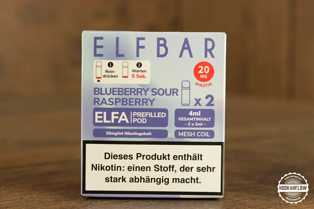 Elfbar ELFA Pod Blueberry Sour Raspberry 2 Stueck