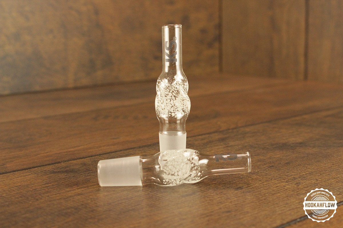 KS Glasschlauchanschluss mit Schliff Minea white KS Glasschlauchanschluss mit Schliff Minea white