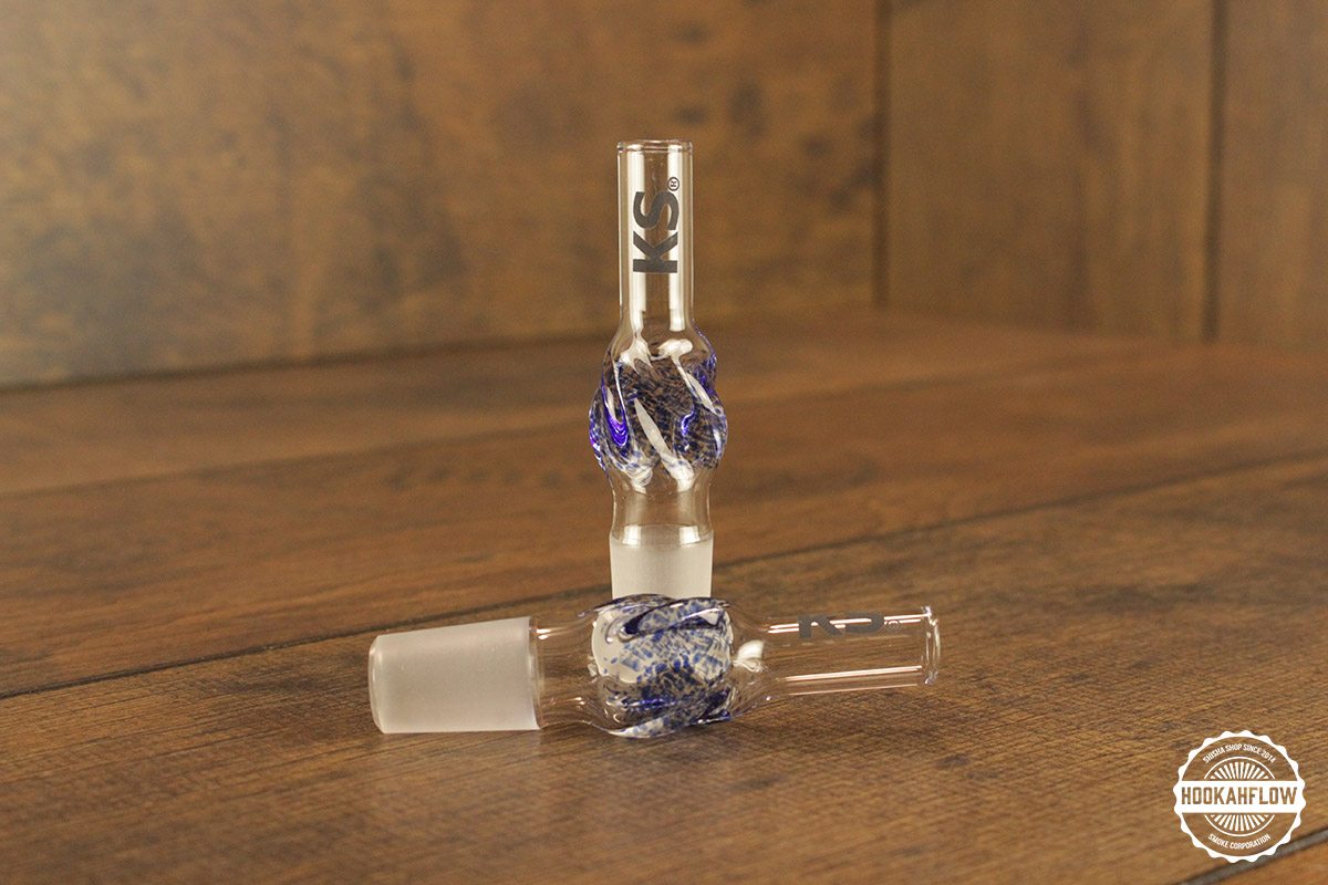 KS Glasschlauchanschluss mit Schliff Minea blue KS Glasschlauchanschluss mit Schliff Minea blue