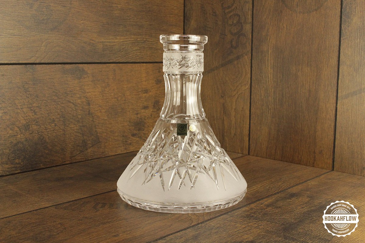 Caesar Crystal Bowl Cone Hoarfrost Down clear Caesar Crystal Bowl Cone Hoarfrost Down clear