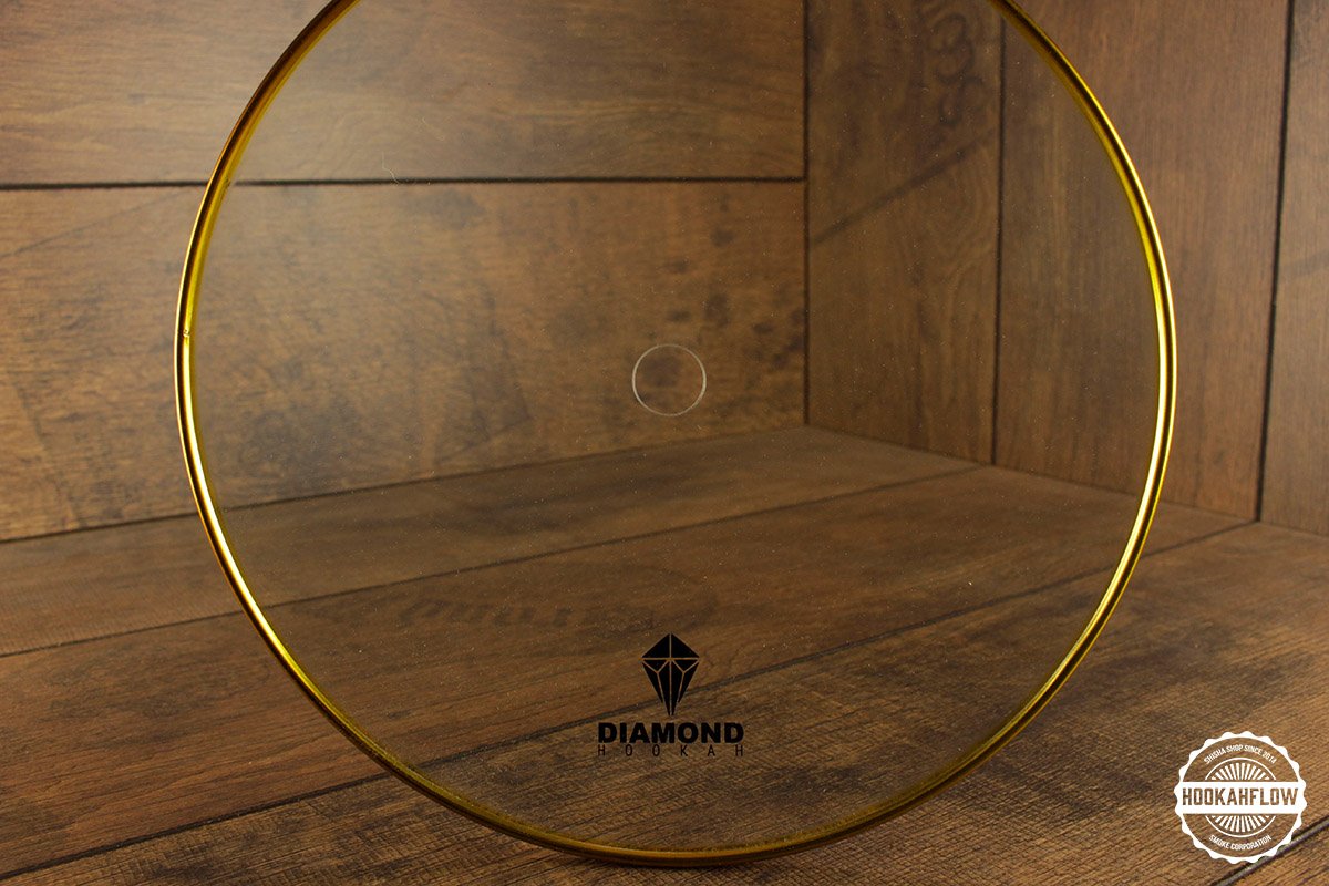 Diamond Kohleteller Glas Gold 1 Diamond Kohleteller Glas Gold 1