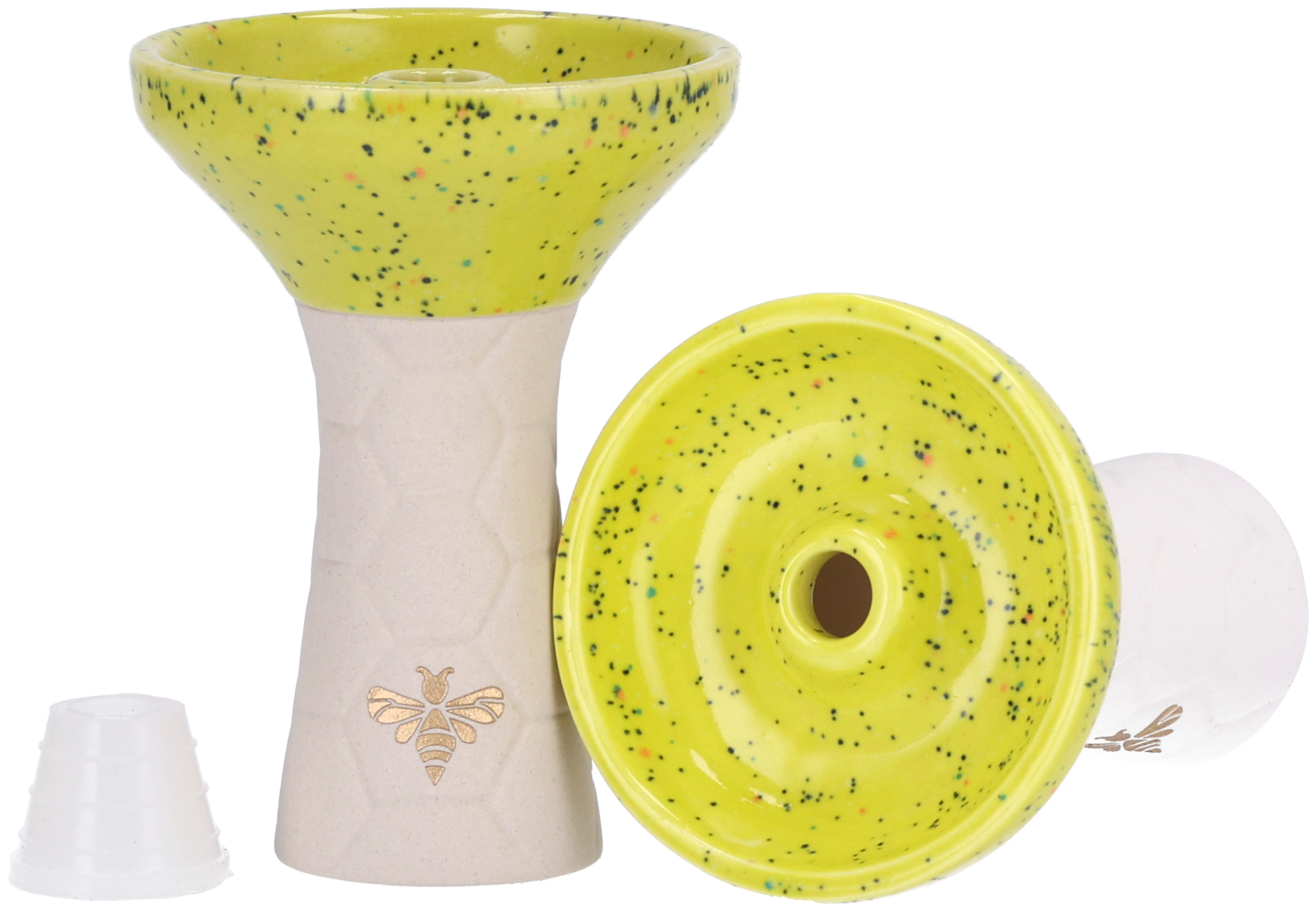 Bee-Hookah-White-Half-Glazed-Lime-Dark-Blue_1 Bee-Hookah-White-Half-Glazed-Lime-Dark-Blue_1