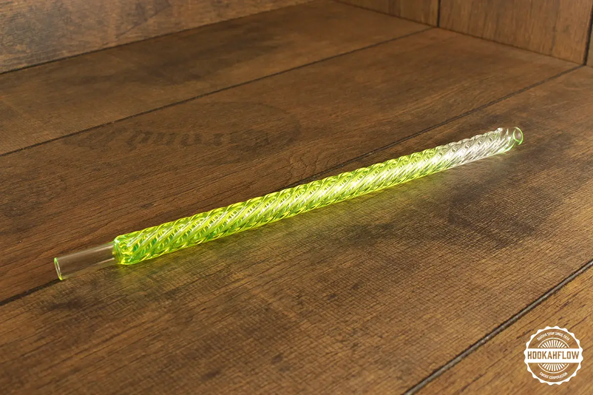 SK Glasmundstueck Unicorn Neon Yellow