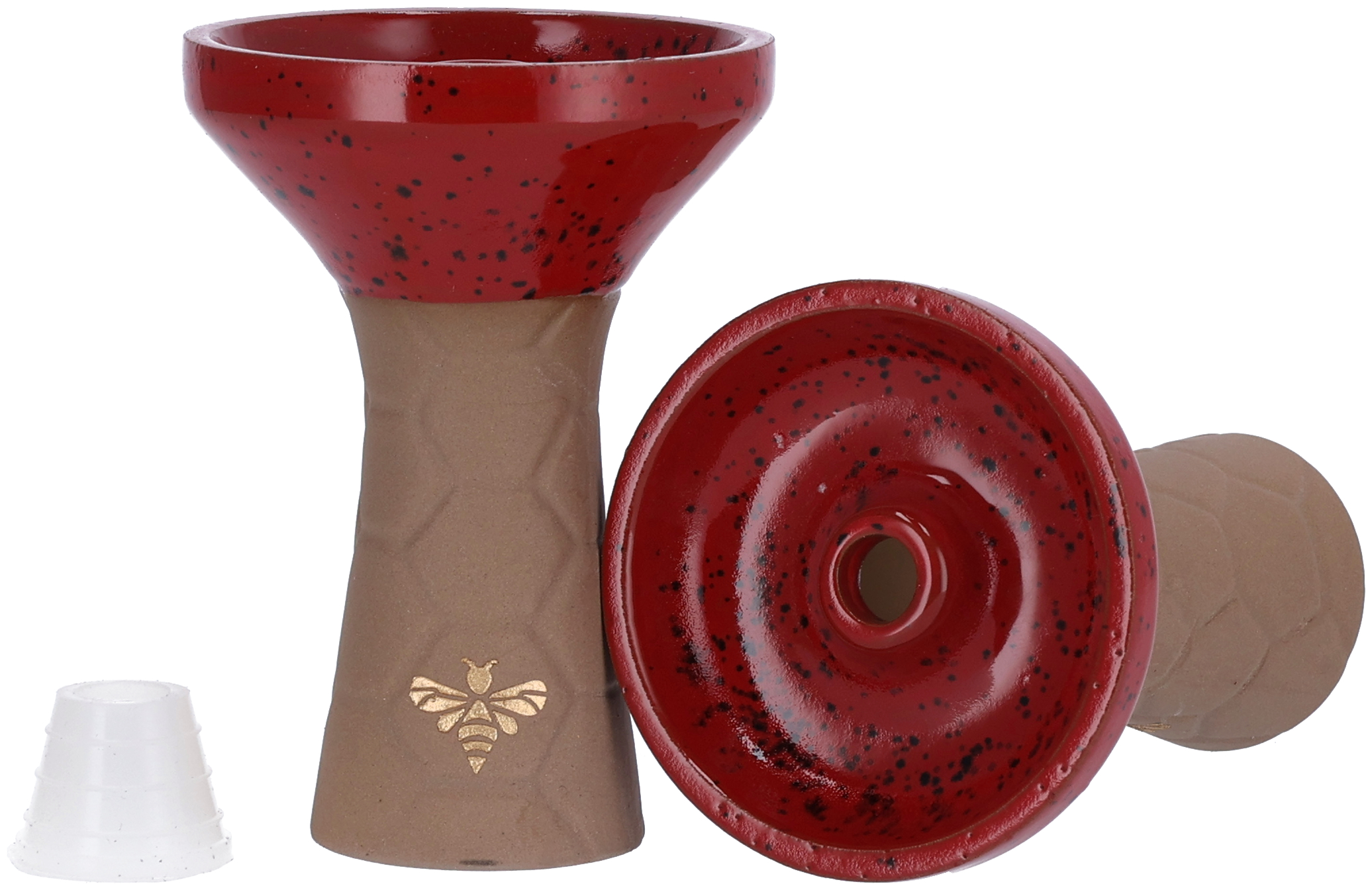 Bee-Hookah-Light-Brown-Half-Glazed-Red-Black_1 Bee-Hookah-Light-Brown-Half-Glazed-Red-Black_1